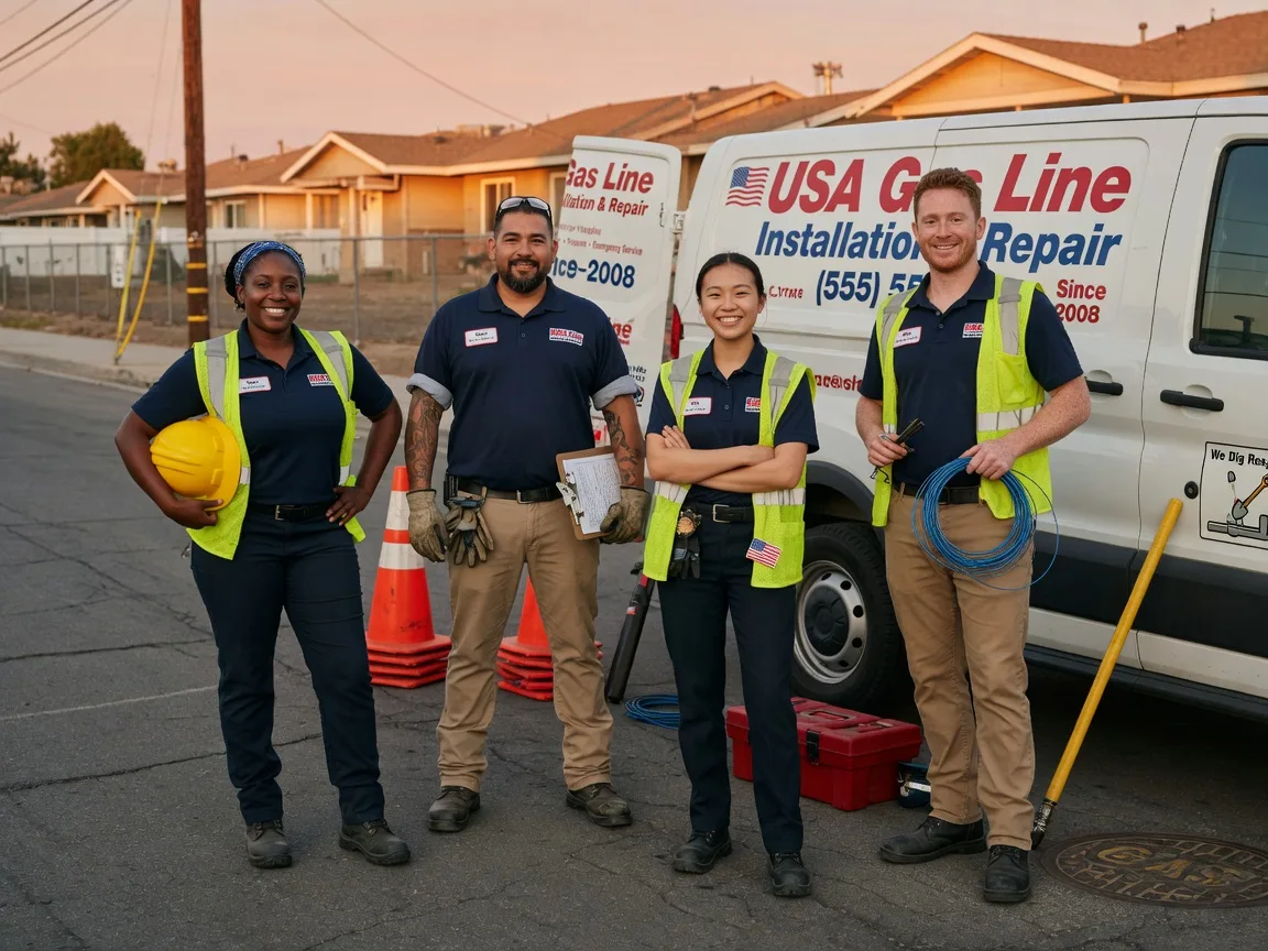 Gas Line Installation company in Irvine, PA